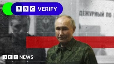 BBC checks: What does Putin's video tell us about the battle for your corners?