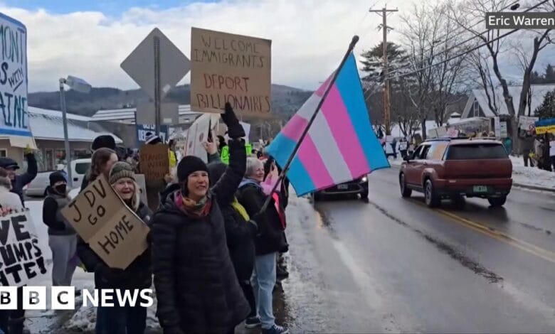 JD Vance in Vermont: The demonstrators target vice president